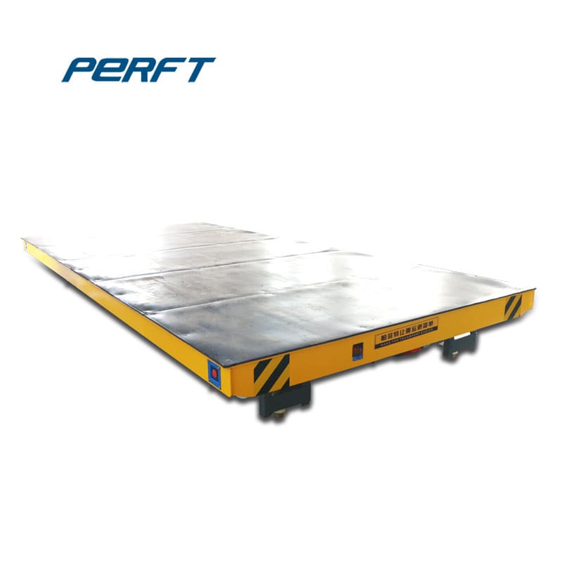 rail flat cart with swivel casters 20 tons